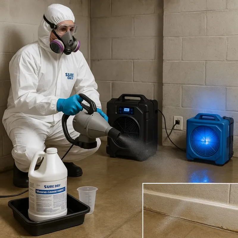 Sanitization and Odor Removal process in Bothell, WA